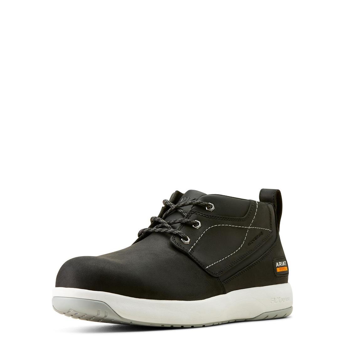 Ariat Conveyer Composite-Toe Work Shoe Black Side