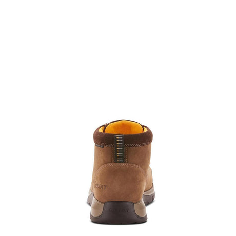 Ariat Edge LTE Composite-Toe Moc Toe Work Boot Dark Brown Heel