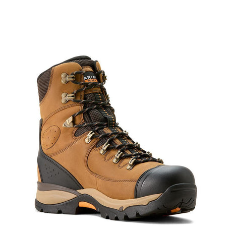 Ariat Endeavor 8 inch Soft-Toe Waterproof Insulated Boot Dusted Brown Medial