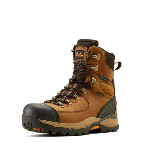 Ariat Endeavor 8 inch Soft-Toe Waterproof Insulated Boot Dusted Brown Side