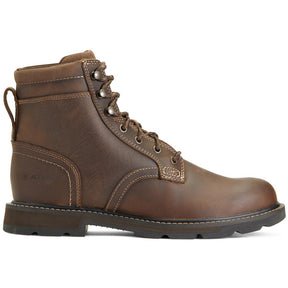 Ariat Groundbreaker 6 inch Soft-Toe Boot Brown Profile