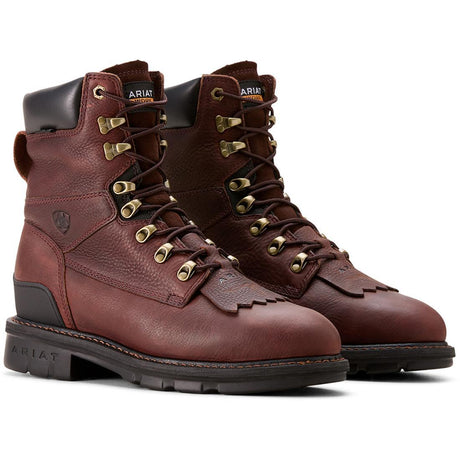 Ariat Hermosa XR 8 inch Steel-Toe Work Boot Redwood Profile