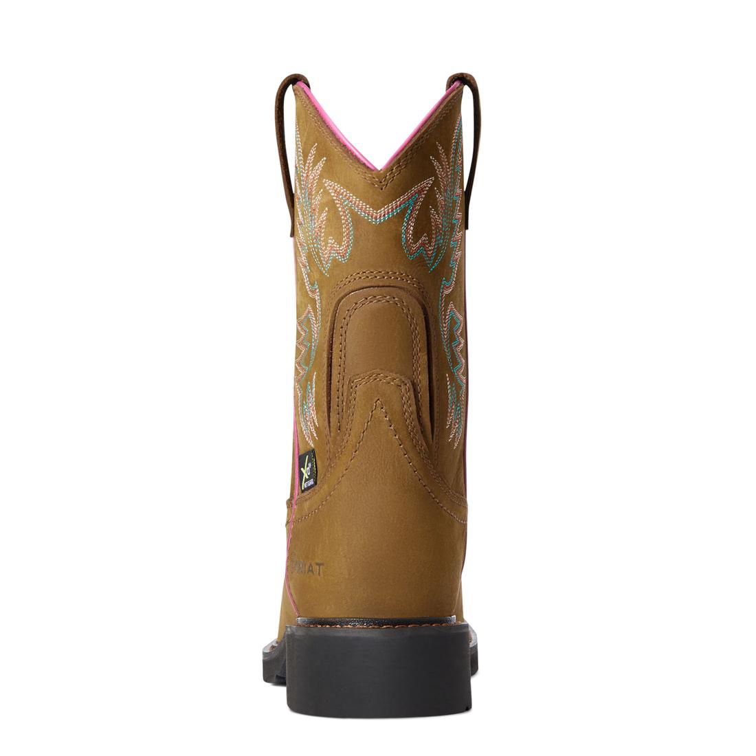 Ariat Krista Women's MetGuard Steel Toe Work Boot - Brown Upper