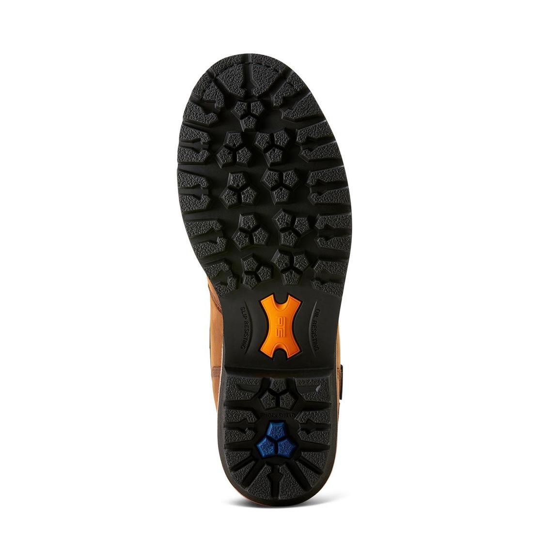 Ariat Logger Shock Shield Composite-Toe Waterproof Insulated Work Boot Copper Brown Sole