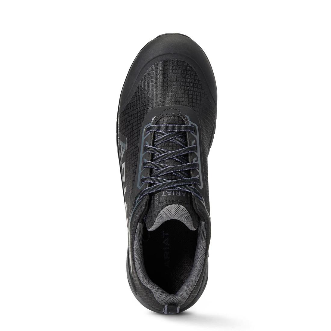 Ariat Outpace Composite-Toe Work Shoe Black Heel