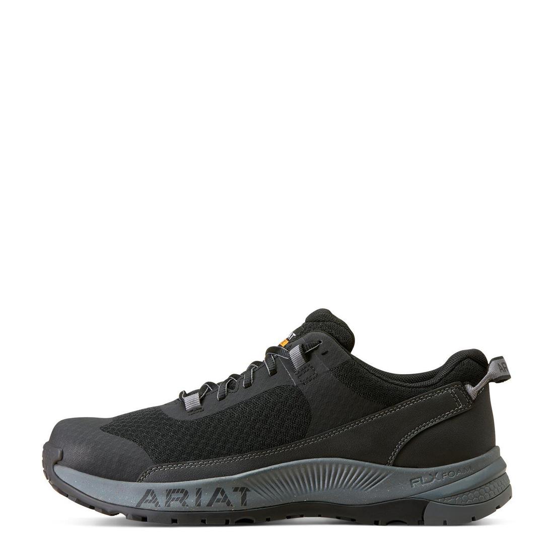 Ariat Outpace Shift Composite-Toe Work Shoe Black Side