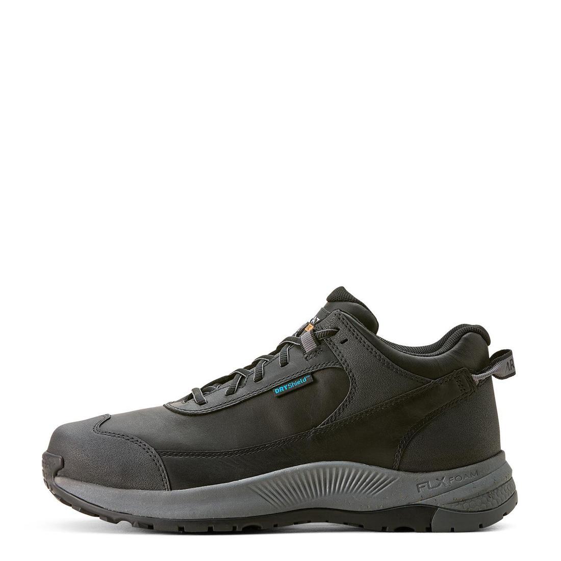 Ariat Outpace Shift Composite-Toe Waterproof Work Shoe Black Detail