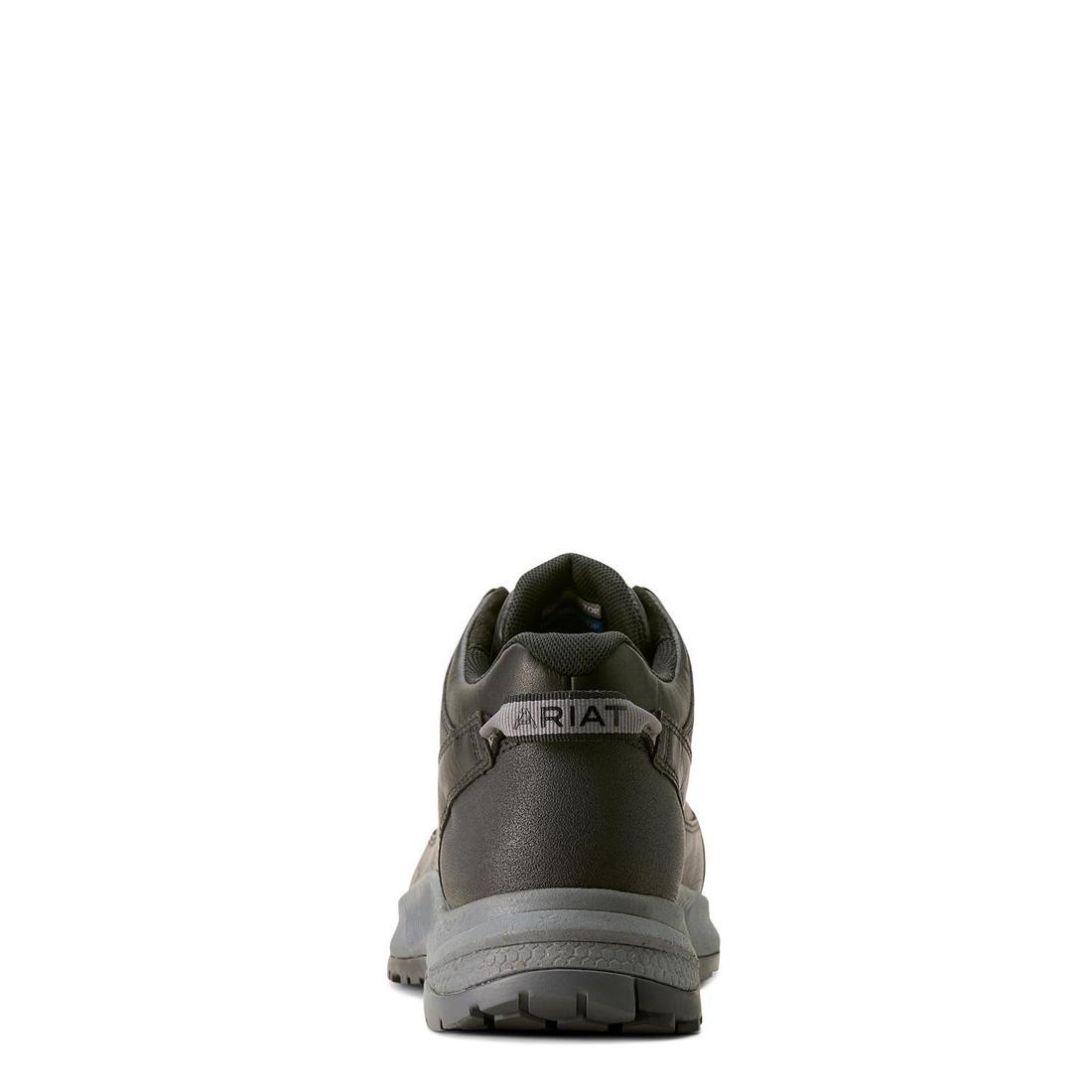 Ariat Outpace Shift Composite-Toe Waterproof Work Shoe Black Heel