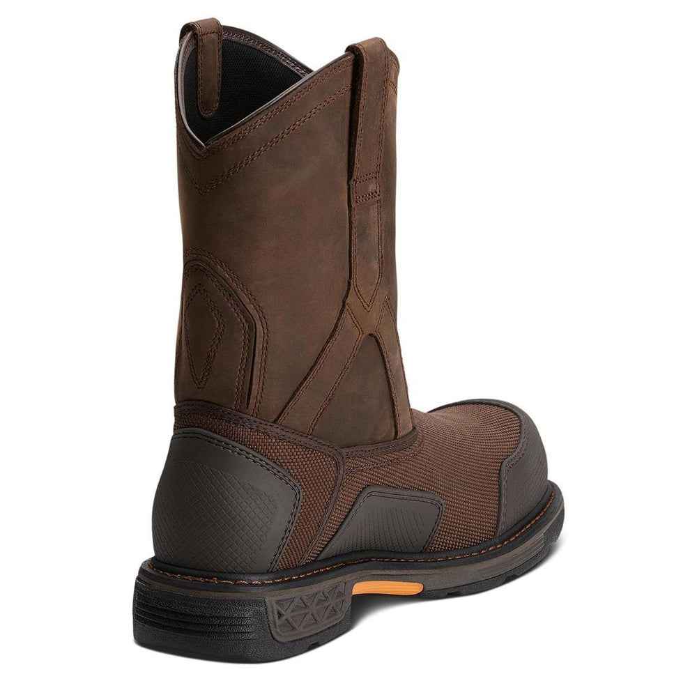 Ariat OverDrive XTR Composite-Toe Waterproof Work Boot Brown Cordura Side