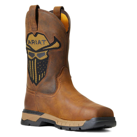 Ariat Rebar Flex VentTEK Incognito Soft-Toe Western Boot Dark Earth Medial