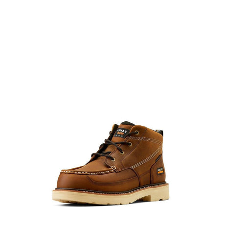 Ariat Rebar Lift Composite-Toe Chukka Work Boot Distressed Brown Side