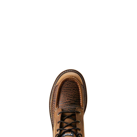 Ariat Rebar Lift Composite-Toe Chukka Work Boot Distressed Brown-Textured Upper