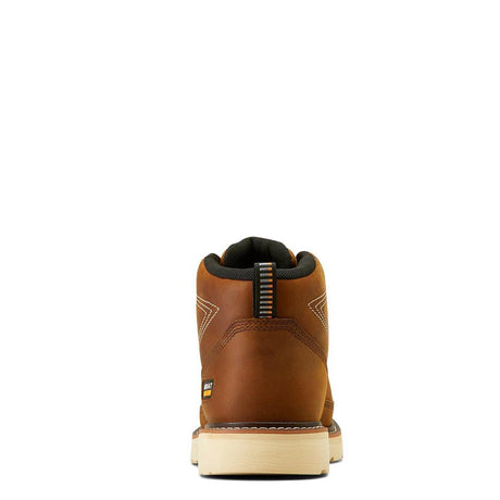 Ariat Rebar Lift Soft-Toe Chukka Boot Distressed Brown Heel