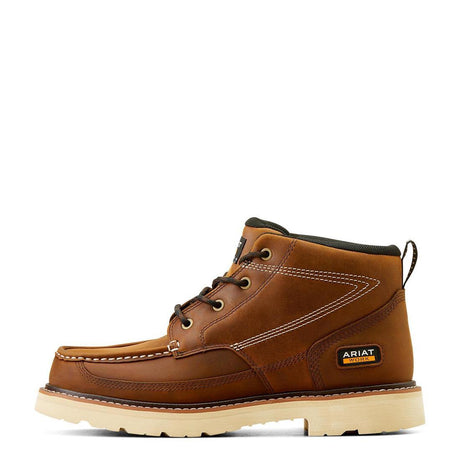 Ariat Rebar Lift Soft-Toe Chukka Boot Distressed Brown Side
