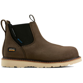 Ariat Rebar Wedge Chelsea Women's Waterproof Composite Toe Work Boot - Grey Profile