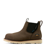 Ariat Rebar Wedge Chelsea Women's Waterproof Composite Toe Work Boot - Grey Side