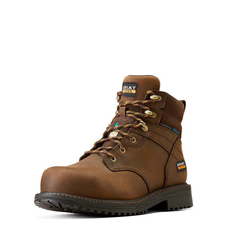 Ariat RigTEK 6 inch Composite-Toe CSA Waterproof Work Boot Oily Distressed Brown Side