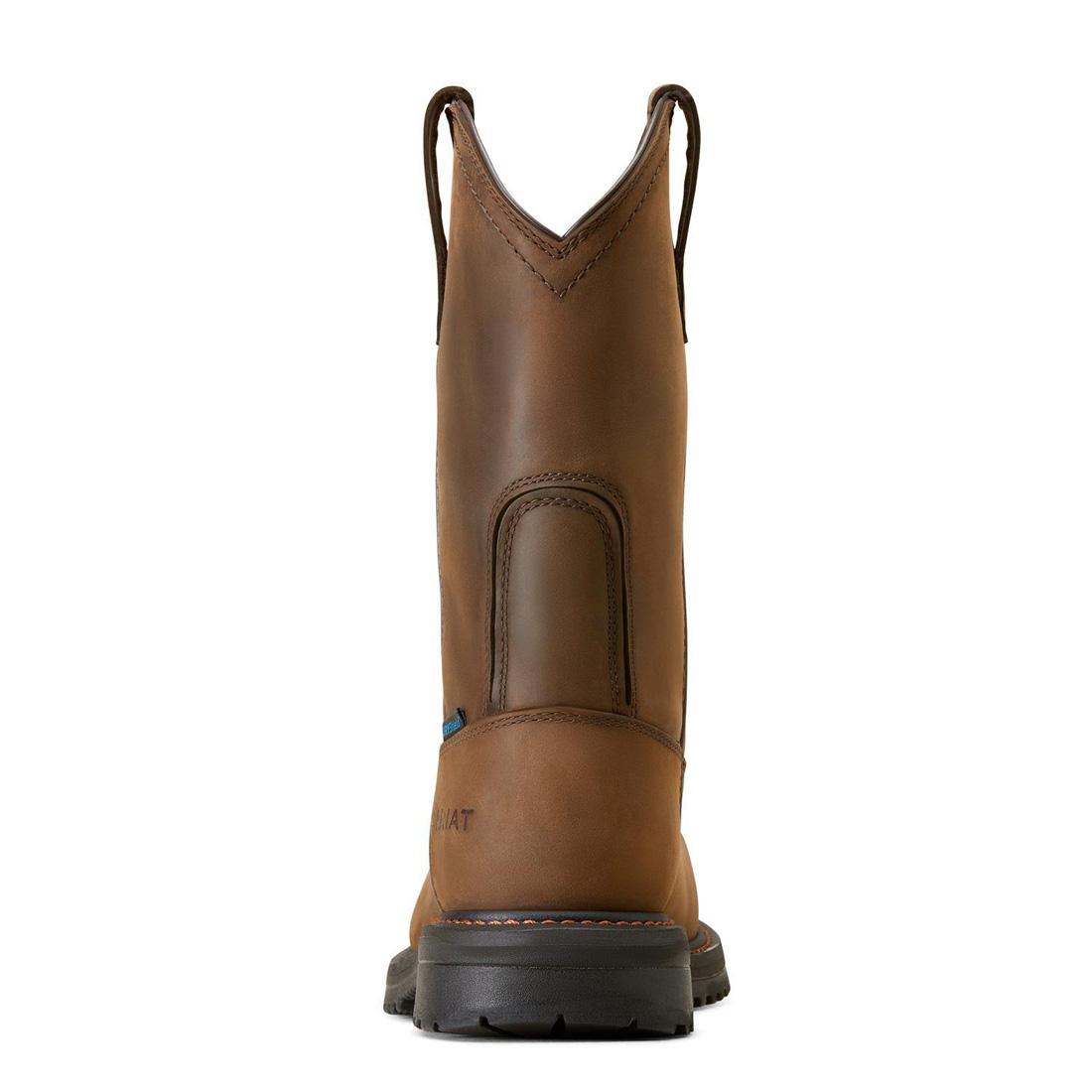 Ariat RigTEK Composite-Toe CSA Waterproof Work Boot Oily Distressed Brown Heel