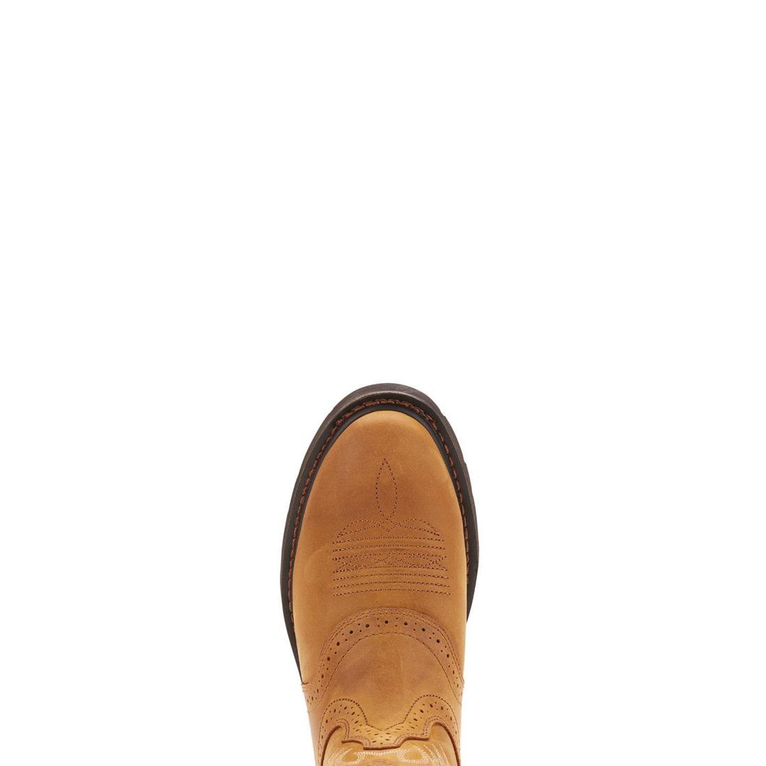 Ariat Sierra Saddle Soft-Toe Boot Aged Bark Sole