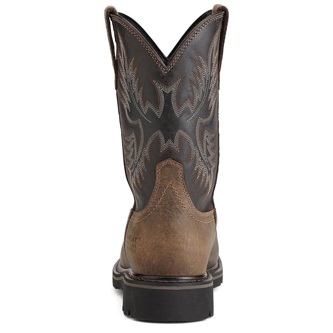 Ariat Sierra Steel-Toe Puncture Resistant Work Boot Earth Upper