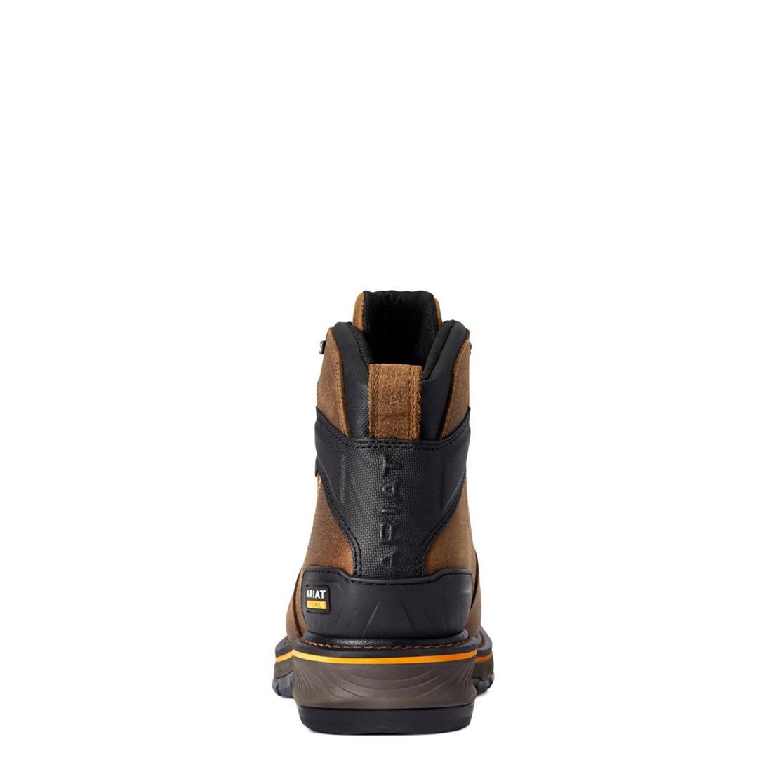 Ariat Stump Jumper 6 inch Composite-Toe Waterproof Work Boot Dark Hickory Heel