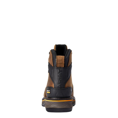 Ariat Stump Jumper 6 inch Composite-Toe Waterproof Work Boot Dark Hickory Heel