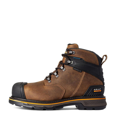 Ariat Stump Jumper 6 inch Composite-Toe Waterproof Work Boot Dark Hickory Side
