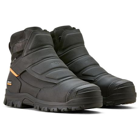 Ariat Treadfast Temper 6" CSA MetGuard WP Steel-Toe Work Boot Black Profile