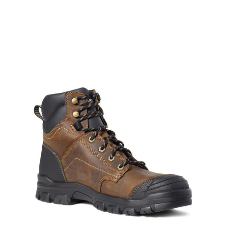 Ariat Treadfast 6" Soft-Toe Boot Distressed Brown Medial