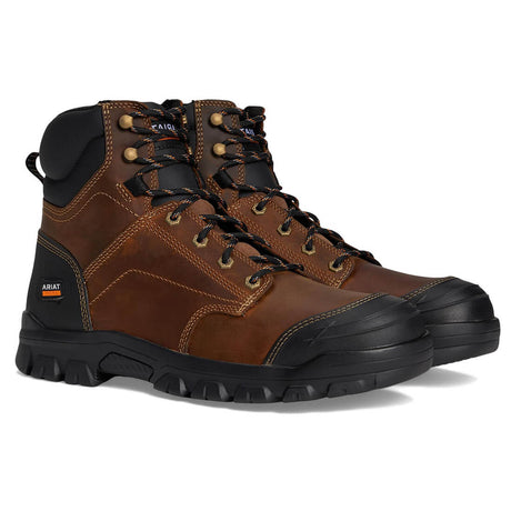 Ariat Treadfast 6" Soft-Toe Boot Distressed Brown Profile