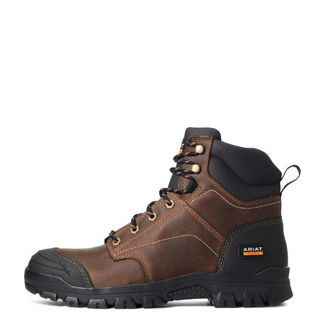 Ariat Treadfast 6" Soft-Toe Boot Distressed Brown Side
