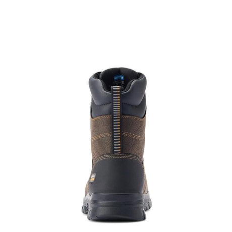 Ariat Treadfast 8" Soft-Toe Waterproof Boot Dark Brown Side