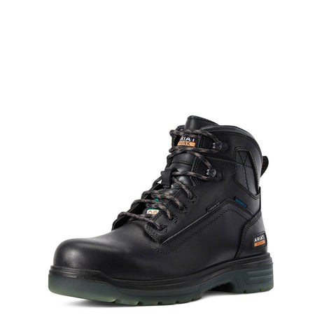 Ariat Turbo 6 inch Carbon-Toe CSA Waterproof Work Boot Black Medial