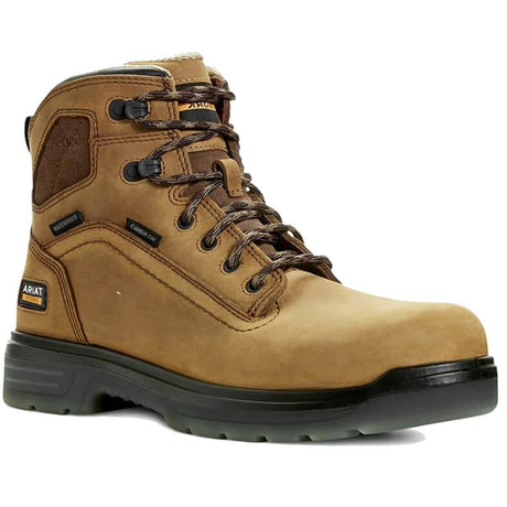 Ariat Turbo 6 inch Carbon-Toe Waterproof Work Boot Aged Bark Medial