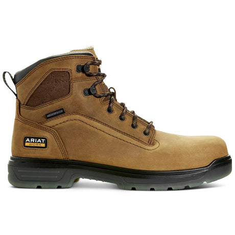 Ariat Turbo 6 inch Soft-Toe Waterproof Boot Aged Bark Profile