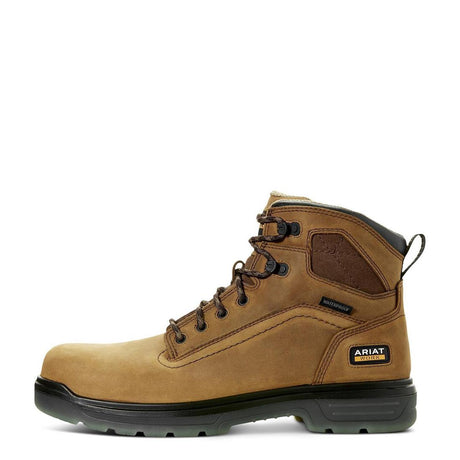 Ariat Turbo 6 inch Soft-Toe Waterproof Boot Aged Bark Side