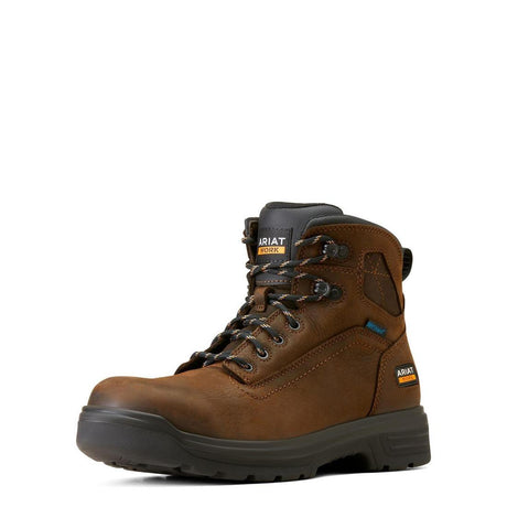 Ariat Turbo 6 inch Soft-Toe Waterproof Boot Rich Brown Detail