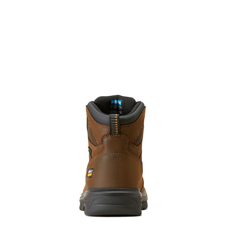 Ariat Turbo 6 inch Soft-Toe Waterproof Boot Rich Brown Heel
