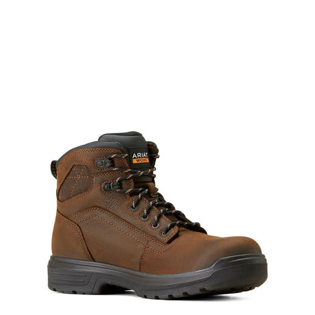 Ariat Turbo 6 inch Soft-Toe Waterproof Boot Rich Brown Medial