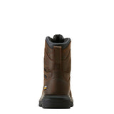 Ariat Turbo 8 inch Carbon-Toe Waterproof Work Boot Rich Brown Heel