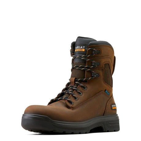Ariat Turbo 8 inch Soft-Toe Waterproof Boot Rich Brown Detail