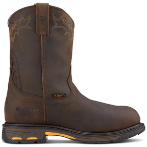 Ariat WorkHog Composite-Toe Waterproof Work Boot Oily Distressed Brown Profile