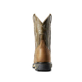 Ariat WorkHog Composite-Toe Waterproof Pull-On Round Toe Work Boot Aged Bark Upper