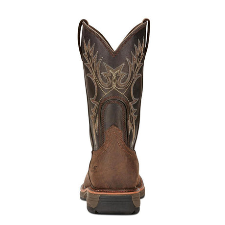 Ariat WorkHog Soft-Toe Waterproof Boot Bruin Brown Heel