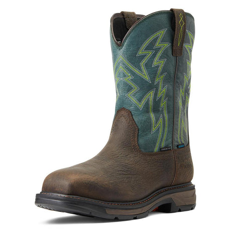 Ariat WorkHog XT BOA Carbon-Toe Waterproof Work Boot Bruin Brown Detail