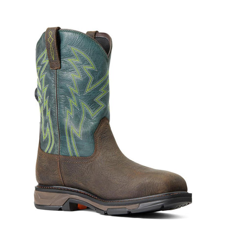 Ariat WorkHog XT BOA Carbon-Toe Waterproof Work Boot Bruin Brown Medial