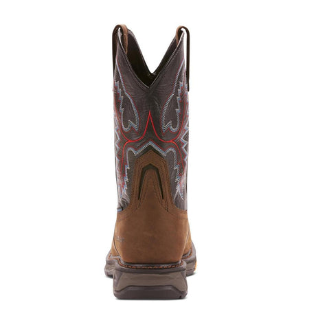 Ariat WorkHog XT Wide Square Toe Waterproof Carbon Toe Work Boot Oily Distressed Brown Upper