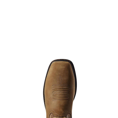 Ariat WorkHog XT Wide Square Toe Waterproof Work Boot Distressed Brown Sole