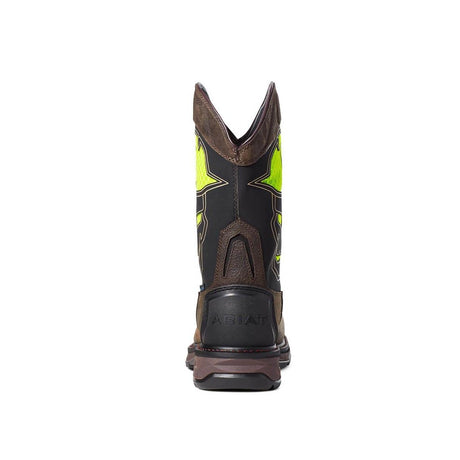 Ariat WorkHog XT VentTEK Carbon-Toe Pull On Work Boot Brown Upper
