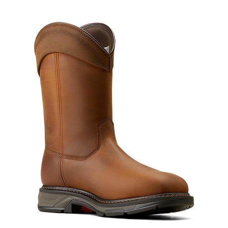 Ariat WorkHog XT Wellington Waterproof Carbon-Toe Work Boot Distressed Brown Medial